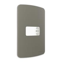 Placa 4x2 MarGirius 1 Posto com Suporte B3 Argila