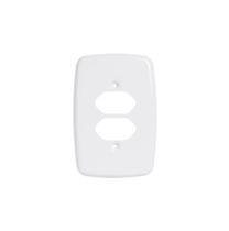 Placa 4x2 p/ 2 Tomadas Pluzie Ideale Bca Ref. 3241