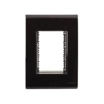 Placa 4x2 P/ 3 Módulos LIZ Grafite 57106048 TRAMONTINA