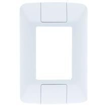 Placa 4x2 P/ 3 Posto Juntos Branco Aria - Tramontina Placa 4x2 P/ 3 Posto Juntos Branco Aria - Tramontina