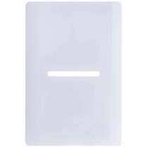 Placa 4x2 para 1 Interruptor Horizontal + Suporte Branco da Linha Novara - 1100-63 - DICOMPEL Placa 4x2 para 1 Interruptor Horizontal + Suporte Branco da Linha Novara - 1100-63 - DICOMPEL