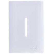 Placa 4x2 para 1 Interruptor Vertical + Suporte Branco da Linha Novara - 1100-62 - DICOMPEL Placa 4x2 para 1 Interruptor Vertical + Suporte Branco da Linha Novara - 1100-62 - DICOMPEL