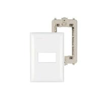 Placa 4X2 Para 1 Módulo Branco Thesi Bticino M5P1 Placa 4X2 Para 1 Módulo Branco Thesi Bticino M5P1