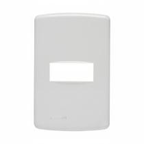 Placa 4x2 para 1 Módulo Duale UP Branco Placa 4x2 para 1 Módulo Duale UP Branco