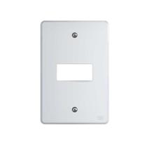 Placa 4x2 para 1 Posto Equille Branca - WEG Placa 4x2 para 1 Posto Equille Branca - WEG