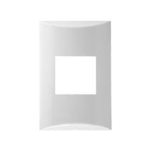 Placa 4x2 Para 2 Módulos Branco 571121 Brava Iriel Placa 4x2 Para 2 Módulos Branco 571121 Brava Iriel