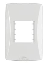 Placa 4x2 Para 2 Modulos Petra - Mill Placa 4x2 Para 2 Modulos Petra - Mill