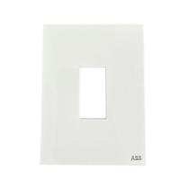 Placa 4x2 Posto Vertical Branco Zenit Abb