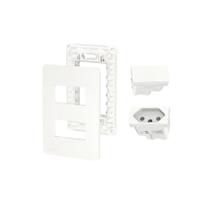 Placa 4x2+ Suporte+ Mod Interruptor Inter e Tomada 20A Orion Placa 4x2+ Suporte+ Mod Interruptor Inter e Tomada 20A Orion