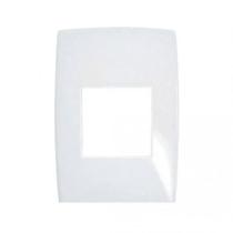 Placa 4x2cm 2P Gloss Branco - Pial Legrand