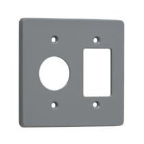 Placa 4x4 1 Posto Redondo + 3 Teclas Silentoque 8535