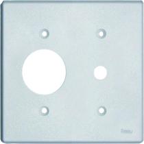 Placa 4x4 1 Posto Redondo/Furo - Radial Pollar