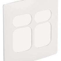 Placa 4x4 2+2 posto juntos e 1+1 posto separado Nereya Pial Legrand sal seda 663450