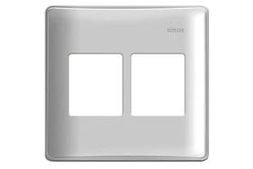 Placa 4x4 2+2 Postos Juntos Branca 19922-50 - Simon 19