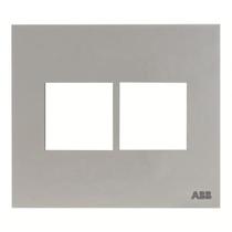 Placa 4x4 2 - 2 Postos Prata Zenit Abb