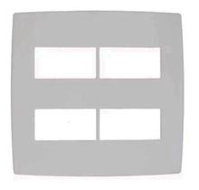 Placa 4x4 2+2 Postos Separados Pial Plus 618514