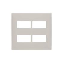 Placa 4x4 2+2 Postos Separados Plusmais Branca - Pial Legrand Placa 4x4 2+2 Postos Separados Plusmais Branca - Pial Legrand