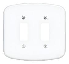 Placa 4x4 2 Interruptores Fame Blanc Placa 4x4 2 Interruptores Fame Blanc