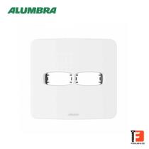 Placa 4X4 2 Mód. C/ Suporte Branco Gracia Maxx Alumbra-85671 Placa 4X4 2 Mód. C/ Suporte Branco Gracia Maxx Alumbra-85671