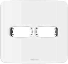 Placa 4x4 2 Módulo Com Suporte Branco Gracia 85304 Alumbra