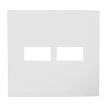 Placa 4x4 2 Módulo Com Suporte Branco i9 97060 Ilumi Placa 4x4 2 Módulo Com Suporte Branco i9 97060 Ilumi