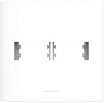 Placa 4x4 2 Módulo Com Suporte Branco Inova Pro 85004 Alumbra