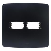 Placa 4X4 2 Módulo Suporte Preto Gracia Maxx 85696 Alumbra Placa 4X4 2 Módulo Suporte Preto Gracia Maxx 85696 Alumbra