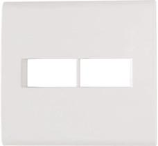 Placa 4x4 2 Módulos Com Suporte Branco 57106/023 Tramontina Liz