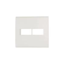 Placa 4X4 2 Módulos Suporte Branco Liz Tramontina 57106/023 Placa 4X4 2 Módulos Suporte Branco Liz Tramontina 57106/023