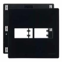 Placa 4x4 2 Posto Infiniti Preto c/ Suporte