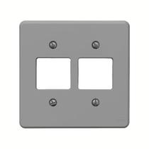 Placa 4x4 2 Posto Quadrado Silentoque Legrand 8522 Placa 4x4 2 Posto Quadrado Silentoque Legrand 8522