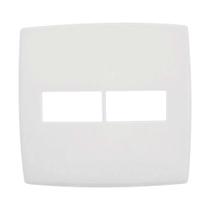 Placa 4x4 2 postos sem suporte pialplus