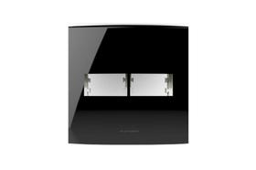 Placa 4X4 2MOD DIST COM SUP INOVA PRO CLASS BLACK P - Alumbra