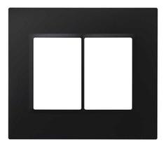 Placa 4x4 3/3 Postos Simon Grafite Linha 35