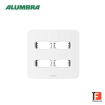 Placa 4X4 4 Mód. Dist. C/ Suporte Branco Gracia Maxx Alumbra-85672 Placa 4X4 4 Mód. Dist. C/ Suporte Branco Gracia Maxx Alumbra-85672