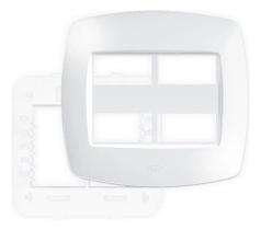 Placa 4x4 4 Módulos Distanciados Com Suporte Fame Elegance Placa 4x4 4 Módulos Distanciados Com Suporte Fame Elegance