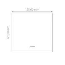 Placa 4X4 4 Módulos Inova Pro Class Preto Fosco Alumbra