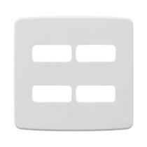 Placa 4x4 4 posições branco compose - weg