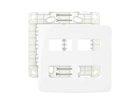 Placa 4x4 4 postos horiz br com suporte b3 - margirus Placa 4x4 4 postos horiz br com suporte b3 - margirus