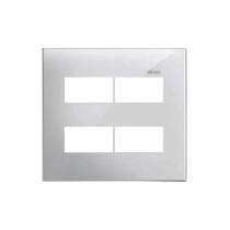 Placa 4x4 4 Postos Separados Branca Simon 35612-50 Linha S35