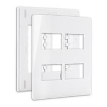 Placa 4x4 4 Postos Separados com Suporte Branco Infiniti MarGirius