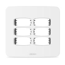 Placa 4X4 6 Módulos Branco Gracia Maxx 85674 Alumbra