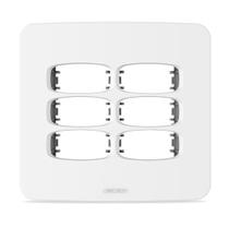 Placa 4x4 6 Módulos Branco Gracia Maxx 85674 Alumbra Placa 4x4 6 Módulos Branco Gracia Maxx 85674 Alumbra