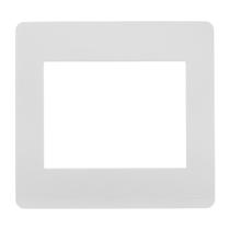 Placa 4x4 6 Módulos Chrome Satin Orion Schneider Placa 4x4 6 Módulos Chrome Satin Orion Schneider