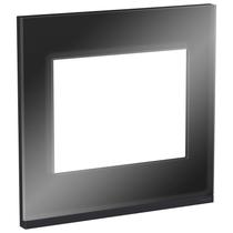 Placa 4X4 6 Módulos Glass Dark Orion Class Schneider