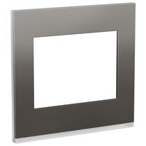 Placa 4X4 6 Módulos Metal Grey Orion Class Schneider Placa 4X4 6 Módulos Metal Grey Orion Class Schneider