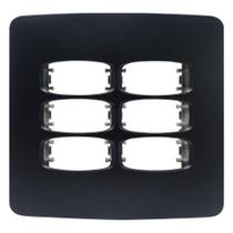 Placa 4X4 6 Módulos Preto Gracia Maxx 85699 Alumbra