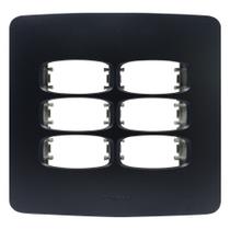 Placa 4x4 6 Módulos Preto Gracia Maxx 85699 Alumbra