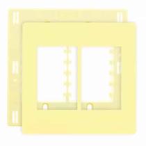 Placa 4x4 6 Posto Separado Infiniti Amarelo c/ Suporte