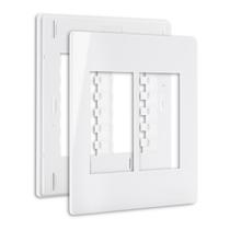 Placa 4x4 6 Postos com Suporte Branco Infiniti